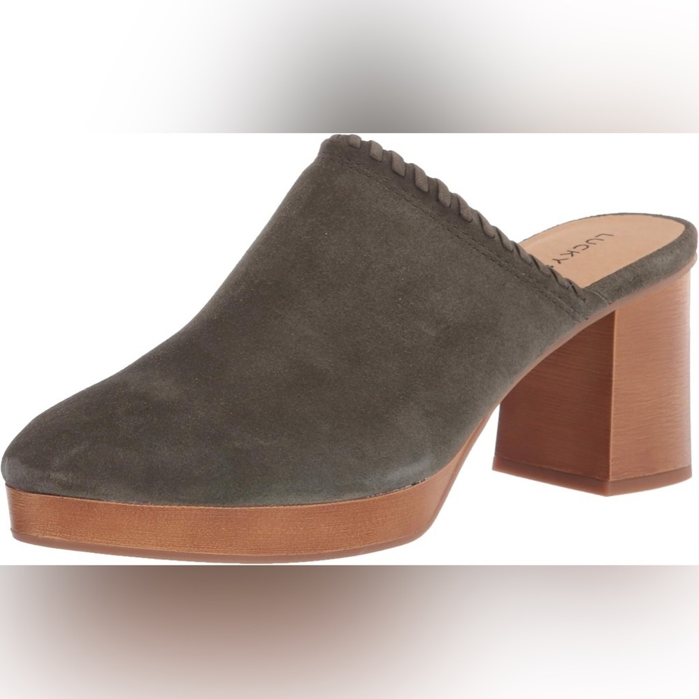 Lucky Brand Randre green mule shoes size 9.5‎ women’s